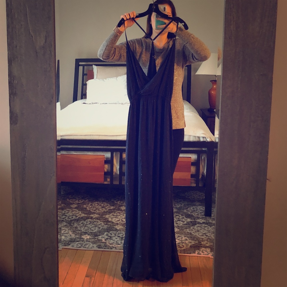 Navy maxi dress by Funktional